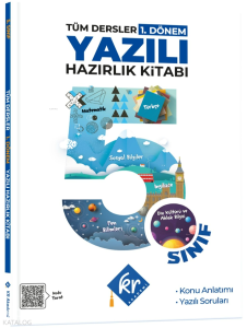 KR Akademi 5. Sınıf Tüm Dersler 1. Dönem Yazılı Hazırlık Kitabı