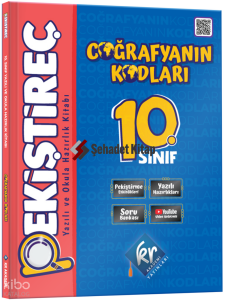 Kr Akademi Coğrafyanın Kodları 10. Sınıf Coğrafya Pekiştireç Yazılı ve Okula Hazırlık Kitabı