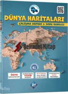 Kr Akademi Coğrafyanın Kodları Dünya Haritaları Çalışma Defteri ve Soru Bankası