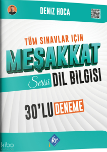 KR Akademi Deniz Hoca Tüm Sınavlar İçin Meşakkat Serisi Dil Bilgisi 30'lu Deneme Sınavı