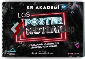 Kr Akademi LGS İnkılap Tarihi ve Atatürkçülük Din Kültürü ve Ahlak Bilgisi Poster Notları