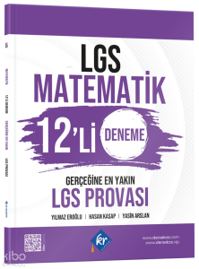 KR Akademi LGS Matematik 12'li Deneme Gerçeğine En Yakın LGS Provası