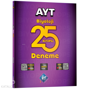 KR Akademi Yayınları Dr. Biyoloji & Biosem AYT Biyoloji Biyopsi 25 Biyoloji Deneme