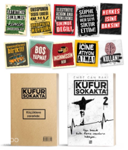 Küfür Sokakta Set - Özel Tasarım Sticker Hediyeli