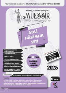Kuram Kitap Müessir Adli Hâkimlik  Çıkmış Soru Bankası Seti - 2026