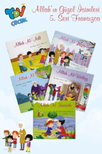 Les Beaux Noms D' Allah - Allahın Güzel İsimleri 5 Set 5 Kitap