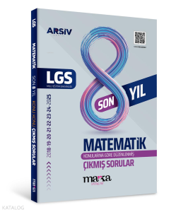 Marka Yayınlar LGS Matematik Konu Konu Çıkmış Sorular Son 8 Yıl