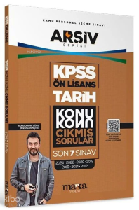 Marka Yayınları KPSS Ön Lisans Tarih Konu Konu Çıkmış Sorular Son 7 Sınav - 2024 Dahil