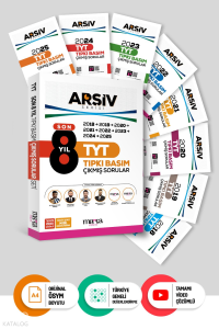 Marka Yayınları Son 8 Yıl TYT Arşiv Serisi Tıpkı Basım Fasikül Fasikül Çıkmış Sorular Tamamı Video Çözümlü