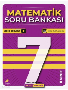 Matsev Yayıncılık 7. Sınıf Matematik Soru Bankası