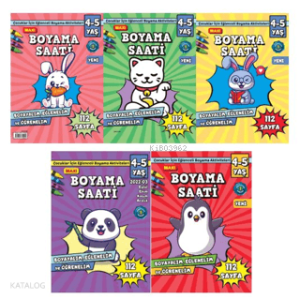 Maxi Boyama Saati 5'li Set