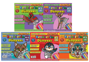 Maxi Renklerin Dünyası 5'li Set