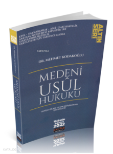 Medeni Usul Hukuku Konu Anlatımlı