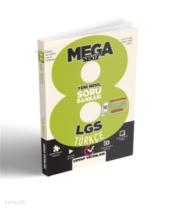 Mega 8 Lgs Türkçe Yeni Nesil Soru Bankası