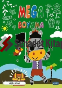 Mega Boyama-Yeşil Kitap