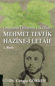 Mehmet Tevfik Hazine-i Letaif; Osmanlı Dönemi Fıkraları