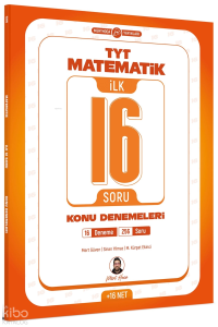Mert Hoca Yayınları TYT Matematik İlk 16 Soru Konu Denemeleri