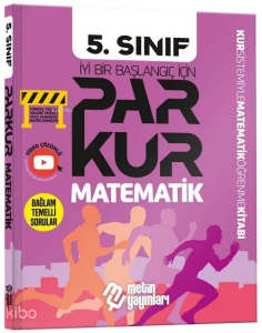 Metin Yayınları 5. Sınıf Parkur Matematik Soru Bankası Çözümlü