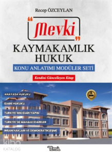 Mevki Kaymakamlık Hukuk Konu Anlatımı Modüler Seti