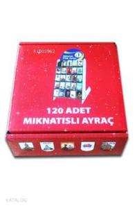 Mıknatıslı Ayraç 120'lik Kutu (Atatürk ve Bayrak)