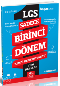 Model 8.Sınıf 1.Dönem Tüm Dersler 4 Deneme