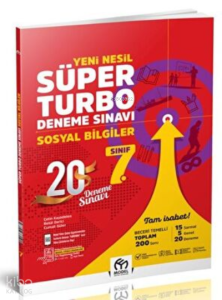 Model Eğitim Yayıncılık 7. Sınıf Sosyal Bilgiler Yeni Nesil Süper Turbo Deneme Sınavı