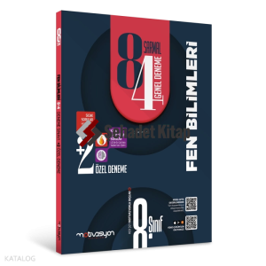 Motivasyon Yayınevi 8. Sınıf 12'li Fen Bilimleri Denemeleri (8 Sarmal-4 Genel+2 Özel Deneme)