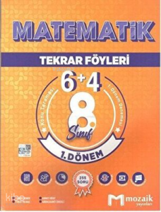 Mozaik Yayınları 8. Sınıf Matematik 6 + 1 Tekrar Föyleri Özel Baskı