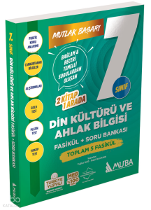 Muba 7. Sınıf Din Kültürü Fasikül + Soru Bankası