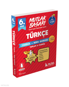 Muba Yayınları 6.Sınıf Türkçe Fasikül + Soru Bankası