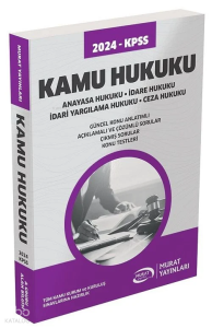 Murat 2024 KPSS A Grubu Kamu Hukuku Konu Anlatımlı Murat Yayınları