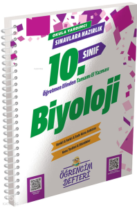 Murat Yayınları 10.Sınıf Biyoloji Öğrencim Defteri