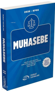 Murat Yayınları 2026 KPSS A Grubu Muhasebe Konu Anlatımlı