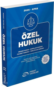 Murat Yayınları  2026 KPSS A Grubu Özel Hukuk Konu Anlatımlı