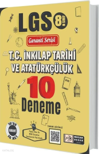 Mutlak Değer 8. Sınıf LGS TC İnkılap Tarihi ve Atatürkçülük 10 Deneme Çözümlü Garanti Serisi