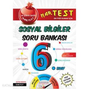 Nartest Yayınları 6. Sınıf Süper Zeka Sosyal Bilgiler Soru Bankası Nartest