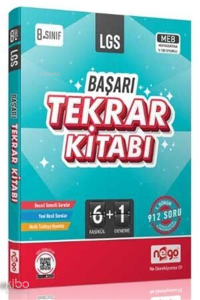 Nego Yayınları 8. Sınıf LGS Başarı Tekrar Kitabı 1. Dönem 6 Fasikül 1 Deneme