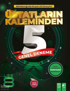 Newton Yayınları 8.Sınıf Üstatların Kaleminden 5Li Lgs Denemesi