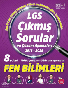Newton Yayınları Lgs Çıkmış Sorular Fen Bilimleri  2018-2025