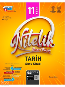Nitelik 11. Sınıf Tarih Soru Kitabı Beceri Temelli