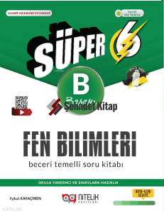 Nitelik Yayınları 6. Sınıf Süper Fen Bilimleri Beceri Temelli Soru Kitabı (B)