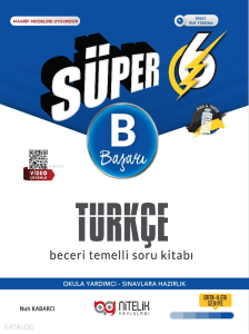 Nitelik Yayınları 6. Sınıf Süper Türkçe B Beceri Temelli Soru Kitabı