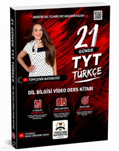 Oksijen Yayınları Türkçenin Matematiği 21 Günde TYT Türkçe Dil Bilgisi Video Ders Kitabı