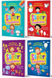 Okul Öncesi Zeka Geliştiren Etkinlik Kitapları Seti (4 Kitap Takım)