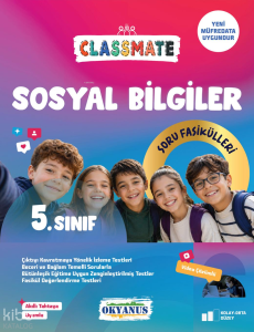 Okyanus Yayınları 5. Sınıf Classmate Sosyal Bilgiler Soru Fasikülleri