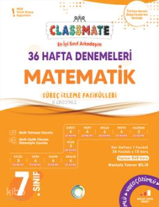 Okyanus Yayınları 7. Sınıf Classmate 36 Hafta Denemeleri Matematik
