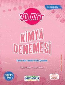 Okyanus Yayınları AYT 30 Kimya Denemesi Okyanus Y