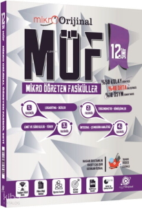 Orijinal Mikro 12. Sınıf Matematik MÖF Mikro Öğreten 4'lü Fasikül Seti