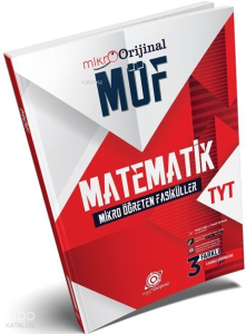 Orijinal Mikro TYT Matematik MÖF Mikro Öğreten Fasiküller Set