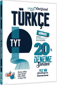 Orijinal Mikro TYT Türkçe 20 li Deneme Sınavı
